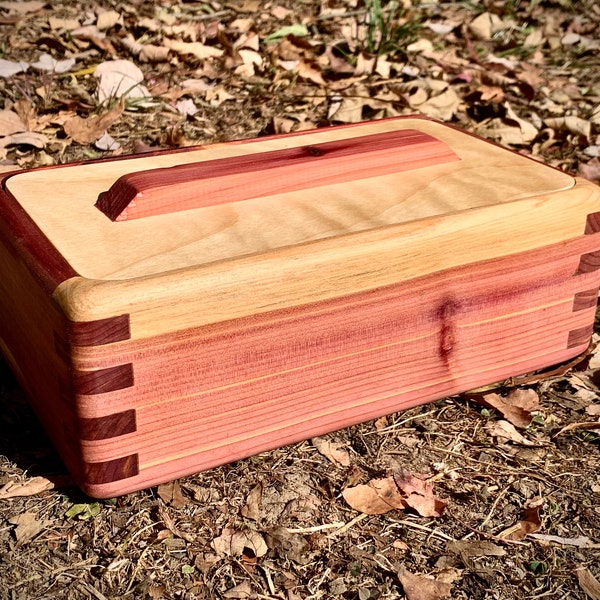 Cedar keepsake box cedar jewelry box cedar wood cedar storage box small cedar box (small)