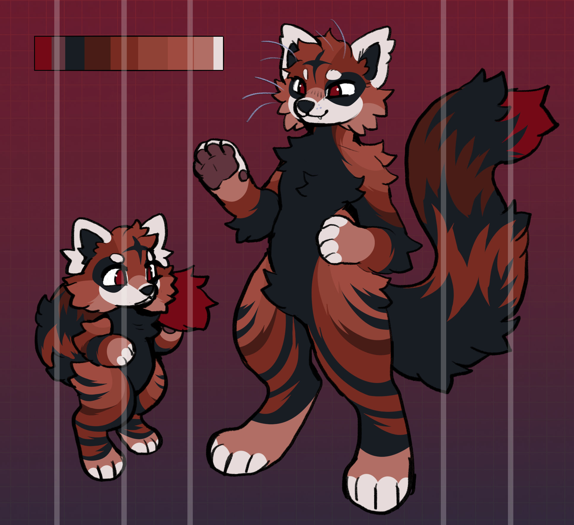Red Panda Adopt Furry Adoptable Fursona Design - Etsy