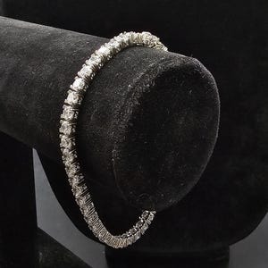 Sterling Silver Cubic Zirconia Tennis Bracelet 925CZ China