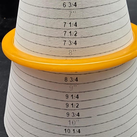 Thin Butterscotch Bakelite Bangle Bracelet Vintag… - image 5