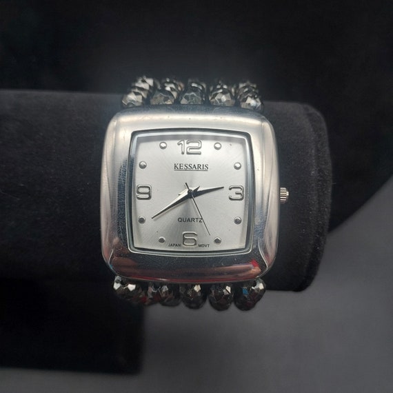 Kessaris Women\'s Black and Silver Quartz Watch Kessaris women main image 3