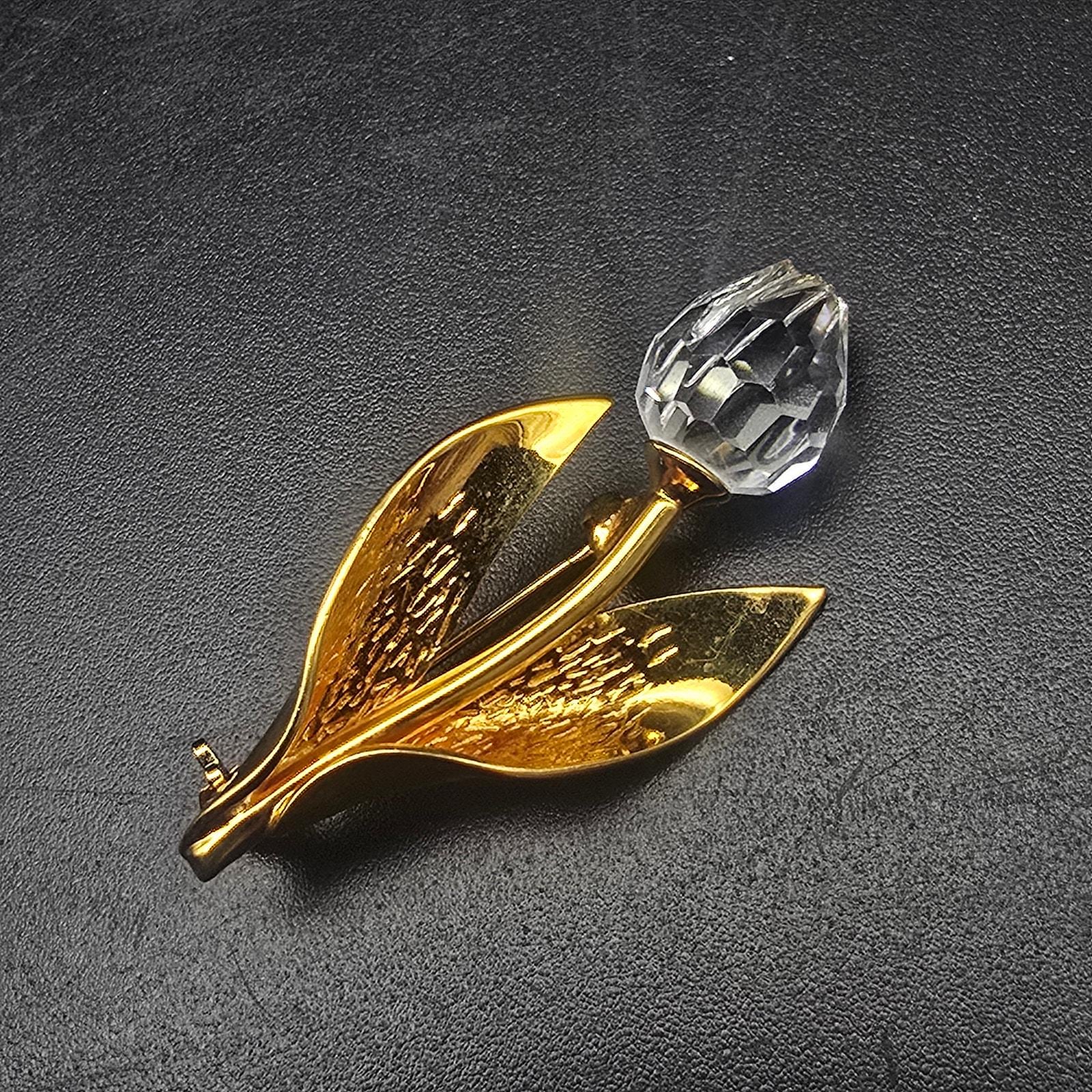 Swarovski Tulip Brooch - Etsy