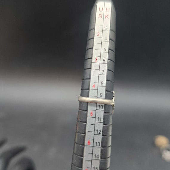 Sterling Silver Abalone Shell Ring Blistered Pear… - image 5