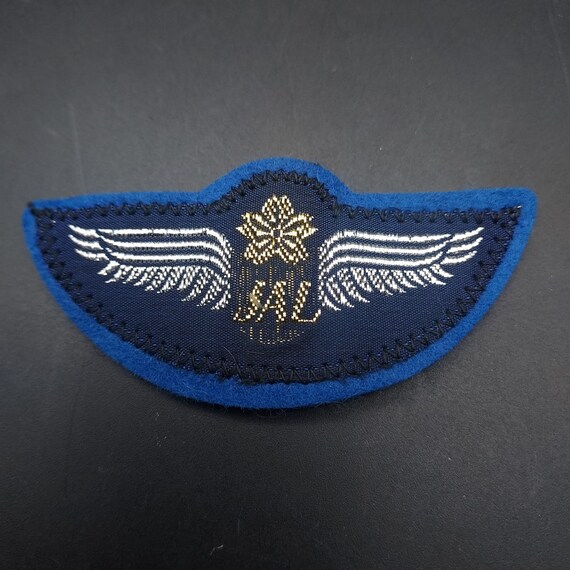 Vintage JAL Japan Airlines Wings Logo Clip on Patch Embroidered - Etsy