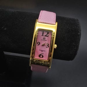 Women's Pastorelli by Invicta Watch Pink Gold Tone Rectangle In Box image 2