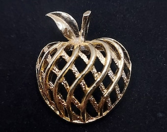 Vintage Apple Pin - Etsy