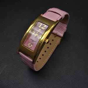 Women's Pastorelli by Invicta Watch Pink Gold Tone Rectangle In Box image 3