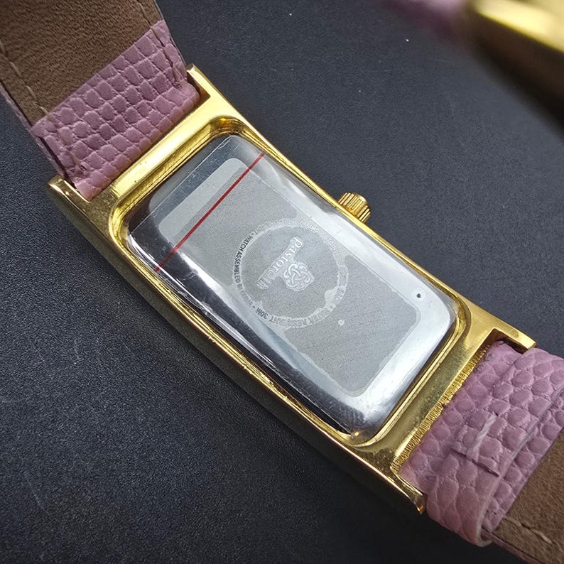 Women's Pastorelli by Invicta Watch Pink Gold Tone Rectangle In Box image 6