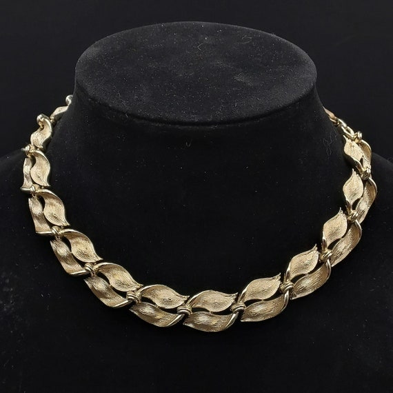 Lisner Gold Tone Necklace Vintage Costume Jewelry - image 6