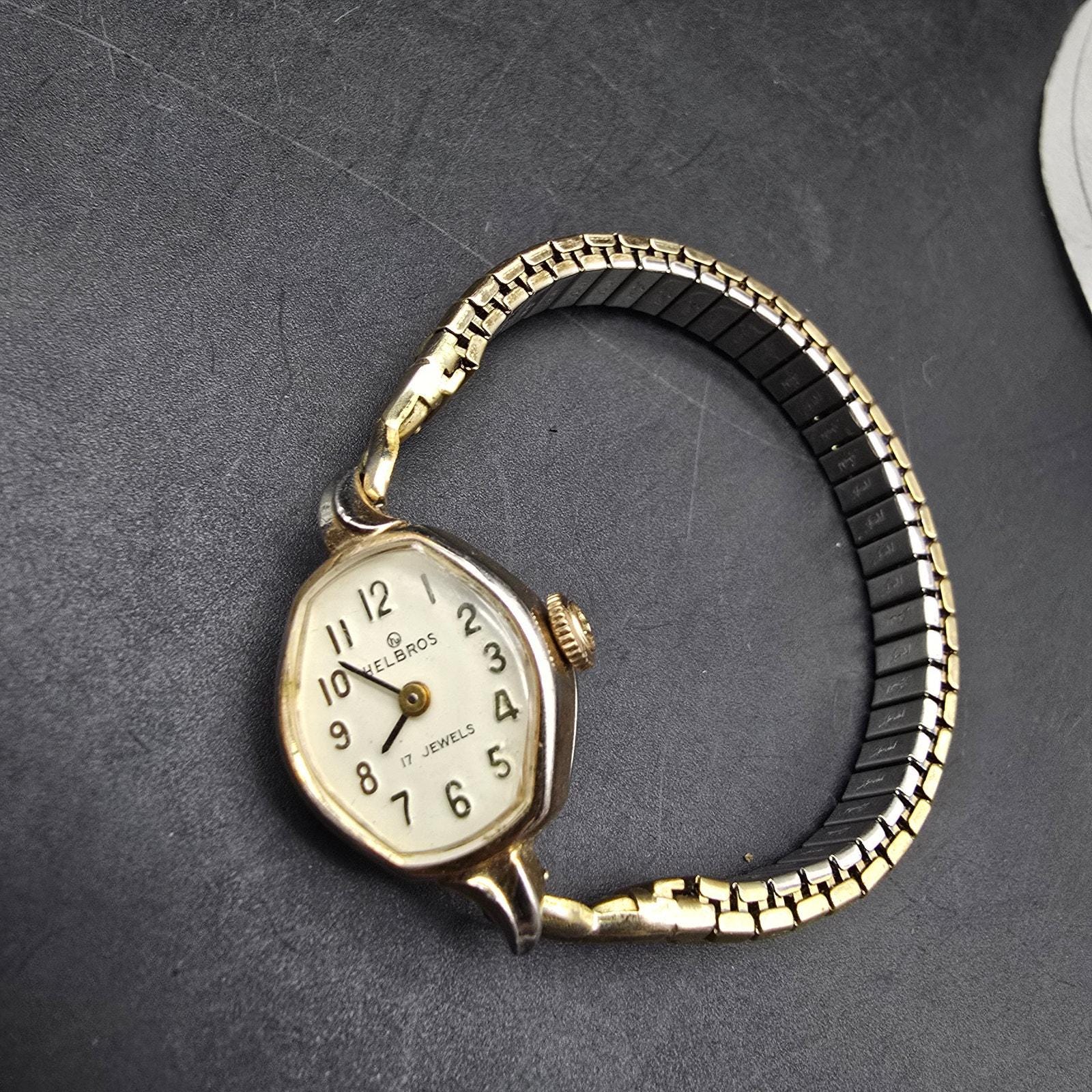 Gold Helbros Watch - Etsy