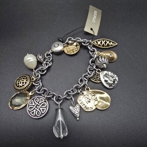 Chico's Mixed Metal Charm Bracelet New with Tags