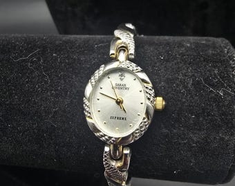 Vintage Sarah Coventry Wristwatch Watch Gold Tone Cross  display picture 1
