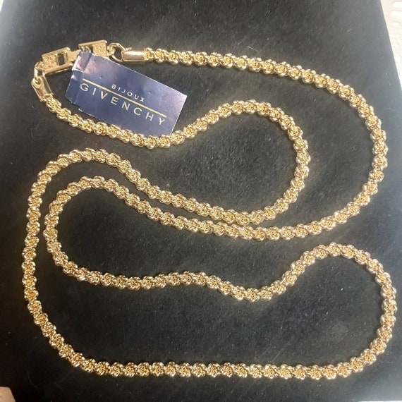 Vintage Givenchy Bijoux 9" Gold Tone 3 Piece Set … - image 3