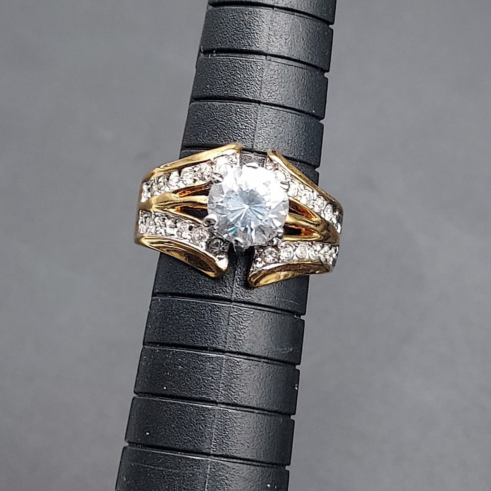 Lind 14K GE Cubic Zirconia CZ Ring Size 5 Made in China - Etsy