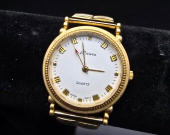 J Riveria Watch Gold Vintage J RIVIERA WATCH GOLD FILLED | Mercari main image 4