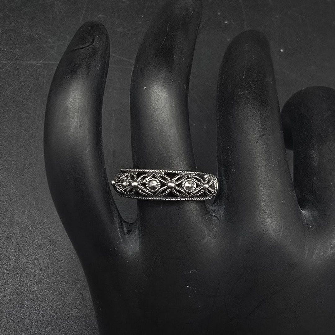RJ Graziano Sterling Silver Flower Ring Size 7 925 - Etsy