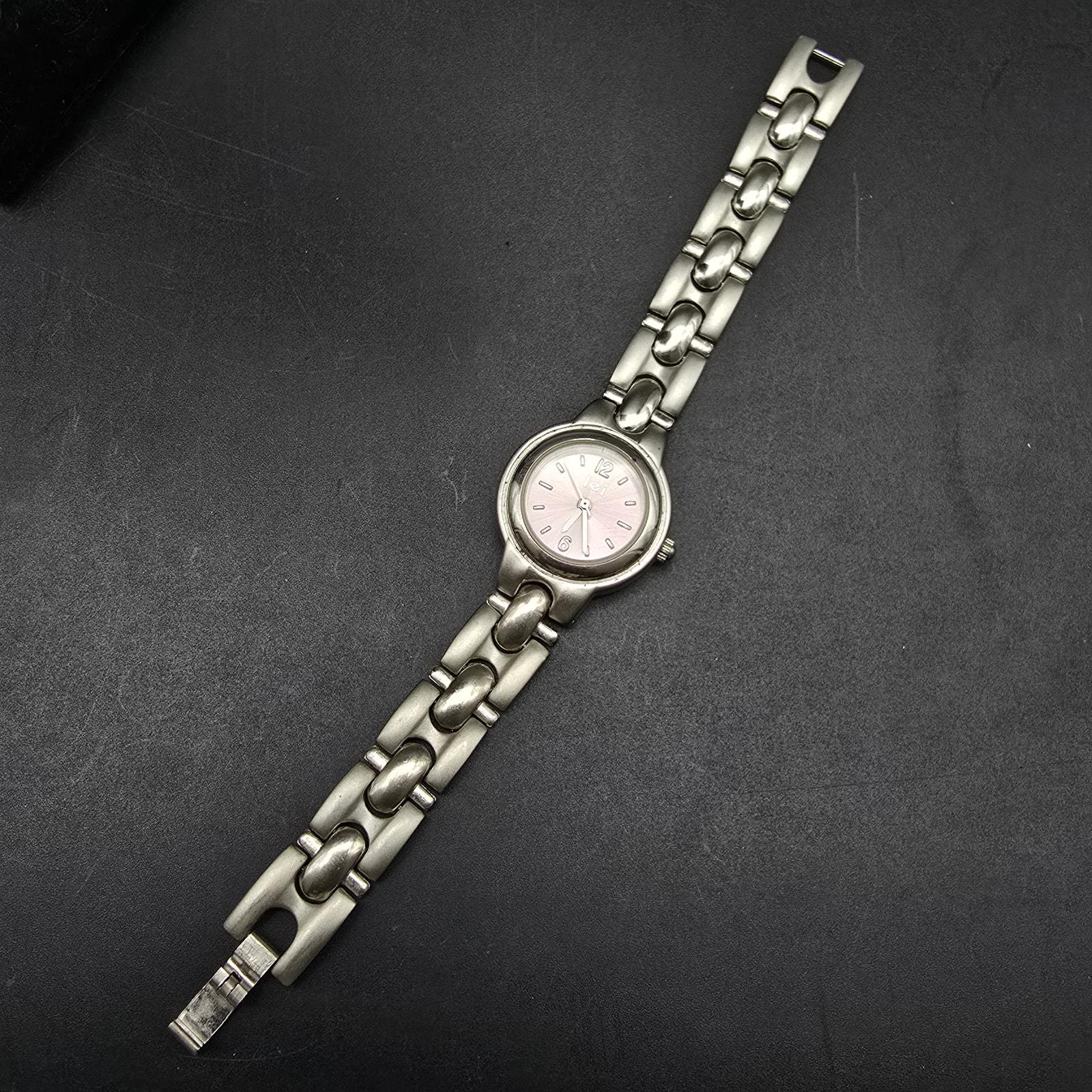 Womens LEI Silver Tone Pink Watch Quartz WORKS Working - Etsy display picture 1