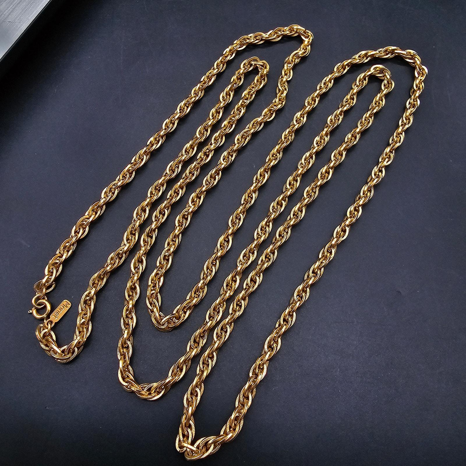 ◆VINTAGE HOLLYWOOD◆ Twist Leaf Chain Necklace VH2379NE007B il_fullxfull.6322202115_hxry.jpg