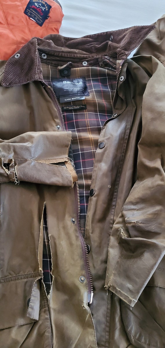Barbour waxed cotton field jacket hotsell