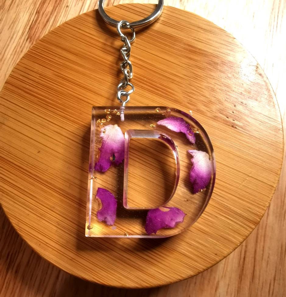 Resin Keychains.initial Keychain, Letter Keychain, Alphabet Keychain, Name Keychain, Gifts for