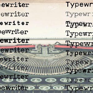 20 Typewriter Font BUNDLE , Typewriter Font Alphabet SVG , TTF, Png,Letters and Numbers, Typewriter Alphabet, Retro Font,Vintage Font Bundle