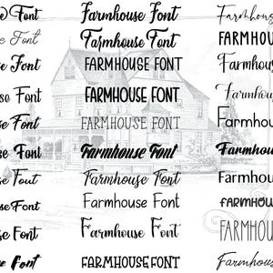 30 FARMHOUSE FONT Bundle, Farmhouse Alphabet Svg, Country Fonts,Fonts for Cricut, Fonts for Crafters, Rustic Fonts, Digital Download,
