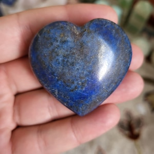Lapis lazuli Hart shape