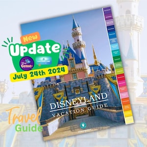 The #1 Disneyland Vacation Guide /Digital Planner /Digital Download /Printable /California /Travel Planner /IPAD, PDF, Smartphone, 2024