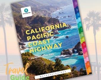 Pacific Coast Highway Travel Guide | California Road Trip Itinerary (Digital Download)