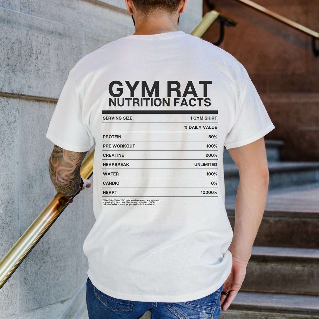  Gymrat GYM RAT Definition Gym Goers Healthy Lifestyle T-Shirt :  Clothing, Shoes & Jewelry