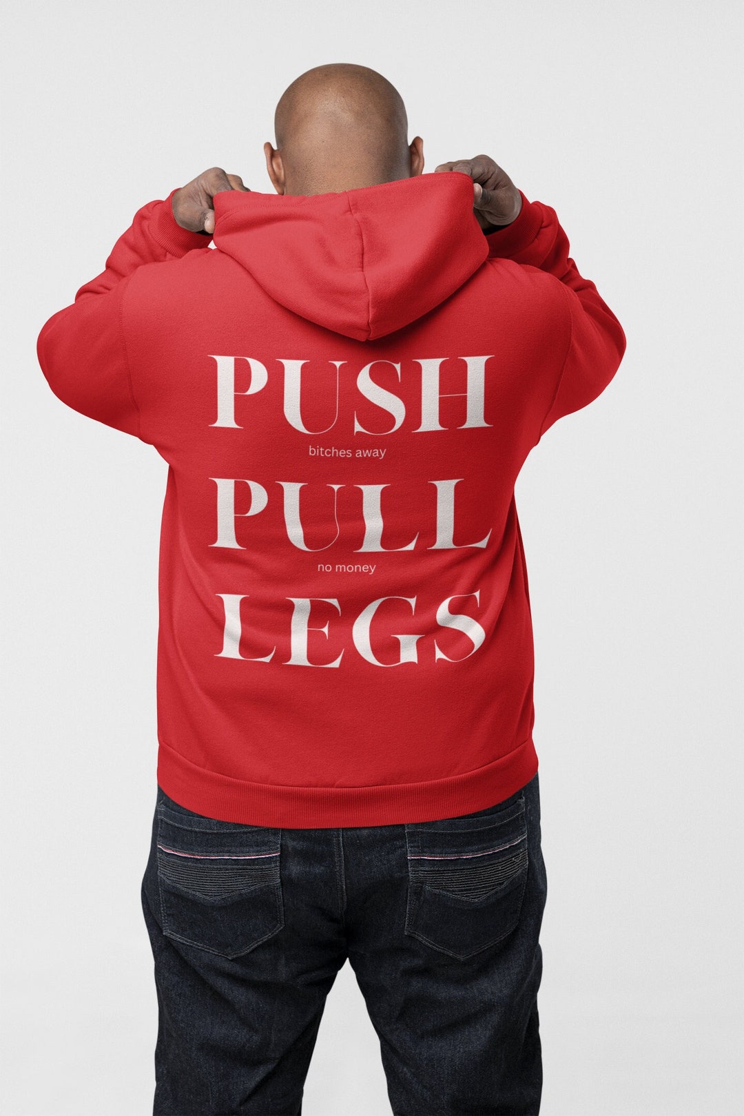 Push Pull Legs Hoodie Pump Cover Gym Hoodie Oversized Hoodie