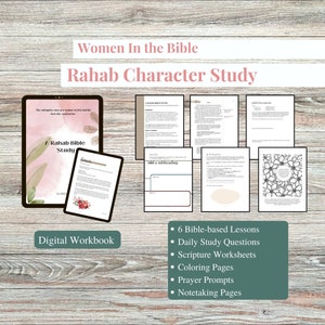 Rahab Bible Character Study | Woman in the Bible Rahab Bible Study | Womens Bible Study | Women of the Bible | Small Group Bible Study