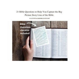 Bible Study Questions Checklist | Inductive Bible Study Questions | Bible Study Cheat Sheet | Bible Printable | Bible Study Accessories