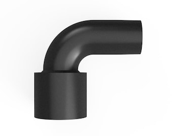 2.25" to 1.5" 90 Degree Vacuum Hose Adapter