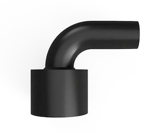 2.5" to 1.25" 90 Degree Vacuum Hose Adapter