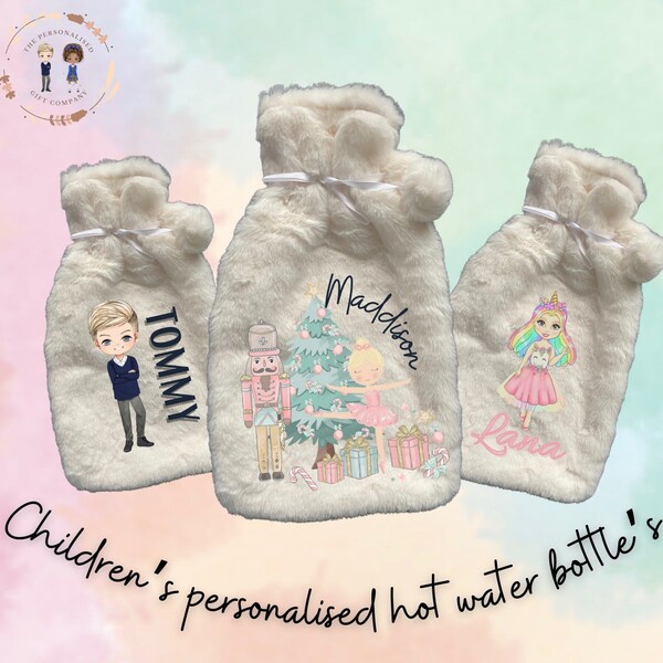 Personalised Hot Water Bottle Etsy UK