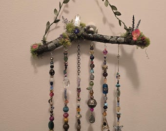 Hanging bark decor