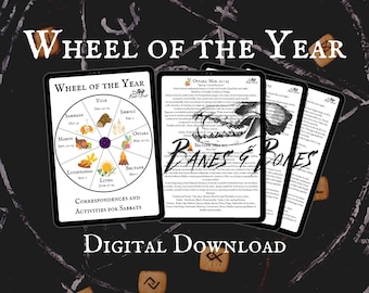 Wheel of the Year, Witches Sabbats, Digital Download