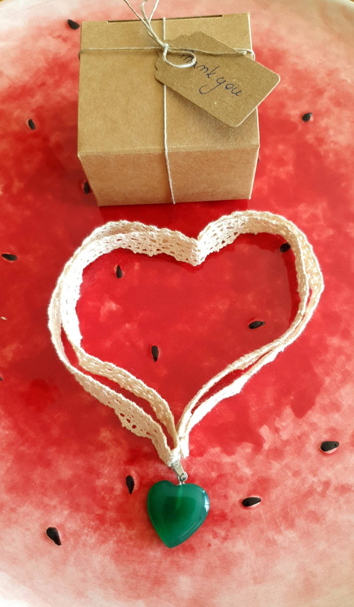 Lace Heart Choker Necklace Boho Hippie Choker Necklaces for Etsy Canada