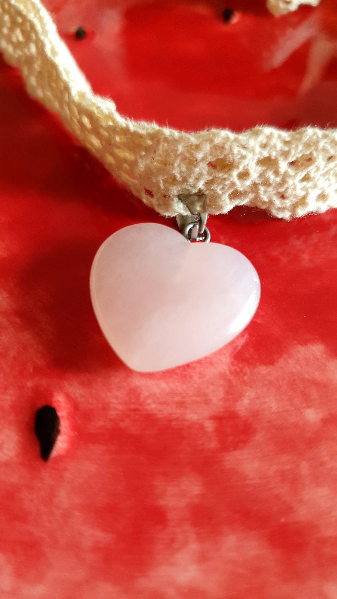 Lace Heart Choker Necklace Boho Hippie Choker Necklaces for Etsy Canada