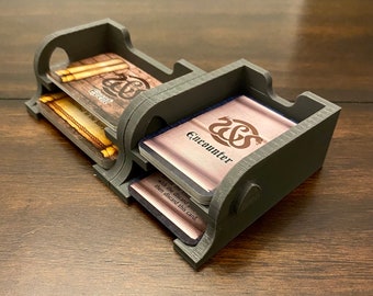 Interlocking card deck holders 44mm x 68mm