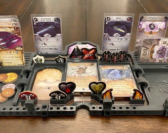 Sword & Sorcery hero dashboard tray + insert (STL file)