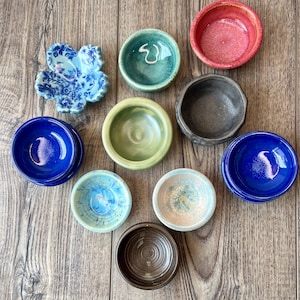 BARGAIN SHOP!!! Handmade pottery trinket/ring/ dishes with issues!   Get A Deal!