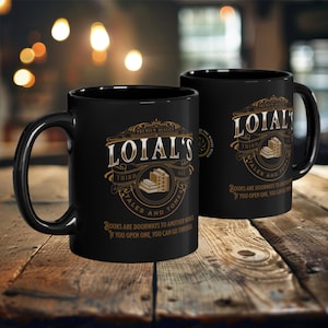 Loial Tales and Tomes WOT Mug  Wheel of Time Book Series Book Lover Gift Fan Inspired Fanverse Present Mom Dad Autie Uncle Robert Jordan