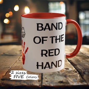 Band of the Red Hand Mat Cauthon WOT Mug Wheel of Time Inspired Fanverse Gift for Him Gift for Book Lover Present Birthday Coworker Robert