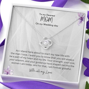 Mother of the Bride Gift from Daughter Mom from Daughter on Wedding Day