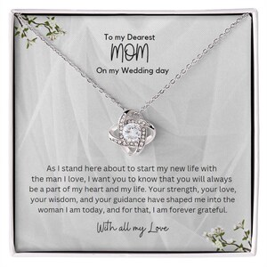 Mother of the Bride Gift from Daughter Mom from Daughter on Wedding Day