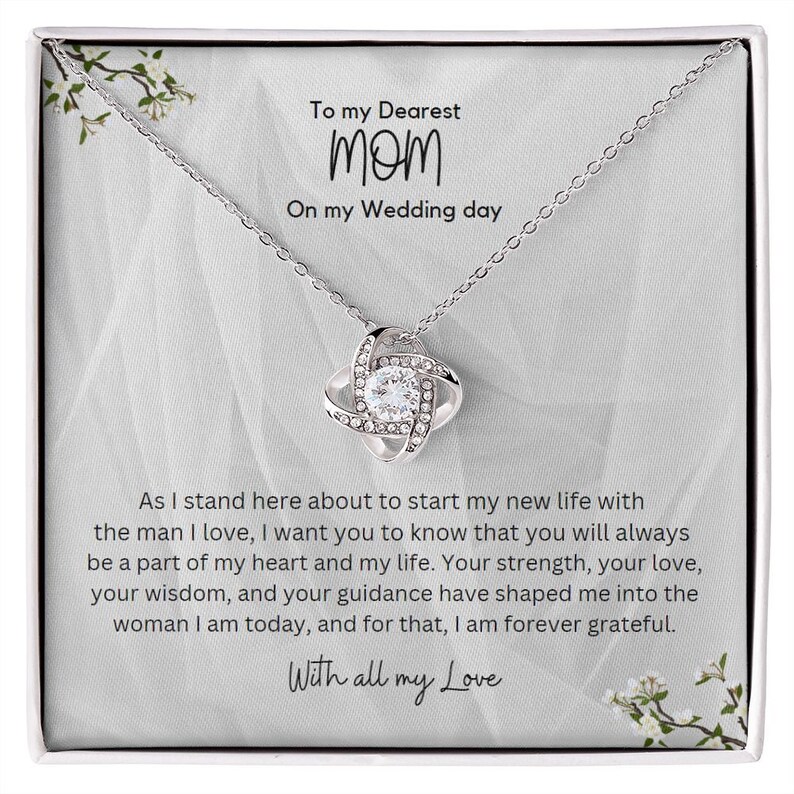 Mother of the Bride Gift from Daughter Mom from Daughter on Wedding Day