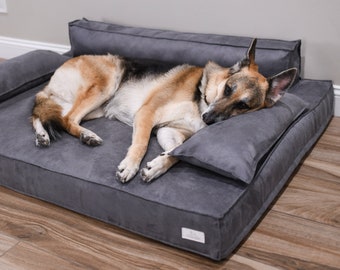 XL Jumbo Orthopädisches Hundebett für große Hunde, Memory Foam Hundebett für ein luxuriöses Schlaferlebnis