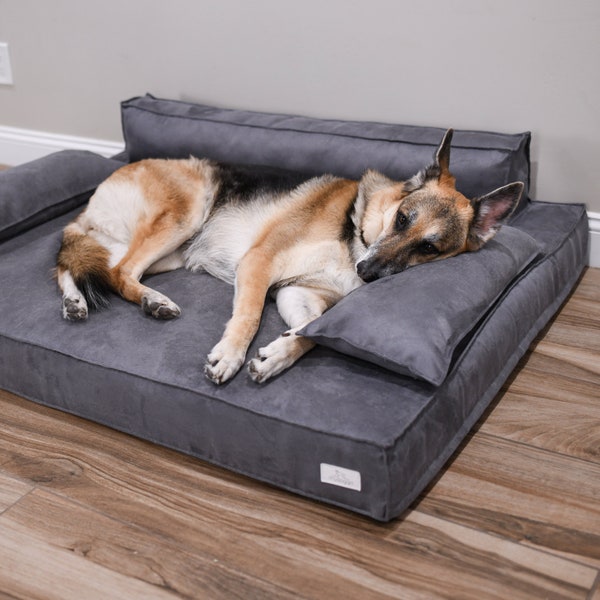 XL Jumbo Large Dog Orthopedic Dog Bed, Memory Foam Dog Bed for a Luxury Sleeping Experience